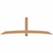 Ekena Millwork Bellingham Timber Gable Bracket, Western Red Cedar, 108"W x 36"H x 5 1/2"D x 5 1/2"F, 8/12 Pitch GBW108X36X0606BEL00SWR - alternate 1